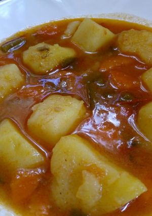 A picture of Potato stew.