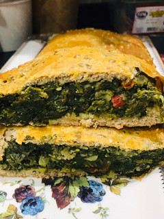 Una foto de Calzone Integral de Espinacas ♥️