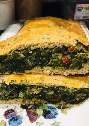 Una foto de Calzone Integral de Espinacas ♥️