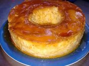Una foto de flan casero fácil