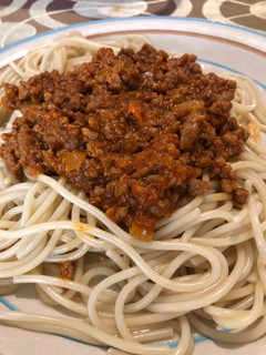 Una foto de Spaghetti a la boloñesa