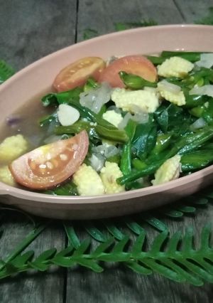 Foto resep 24. Tumis Genjer Jagung Muda