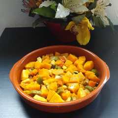 Una foto de Pisto de calabaza