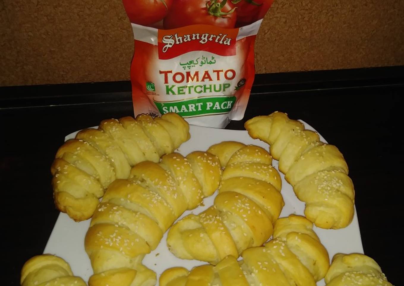 Mince Filled Pizza Bread