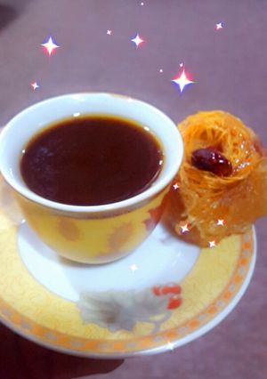 صورة لوصفة القهوة المرة مع الحلى في رمضان بعد الفطور بالتعلولة