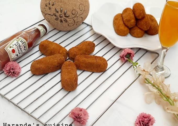 Chicken potato croquette