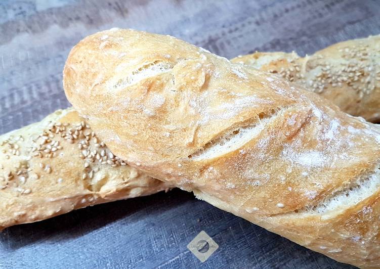 A révélé le secret de la recette 🥖BAGUETTES DE PAIN MAISON - Recette hyper facile ! à la maison