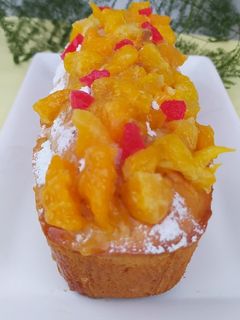Una foto de Budín De Naranja Y Mandarina Sin Tacc