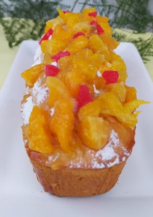 Una foto de Budín De Naranja Y Mandarina Sin Tacc
