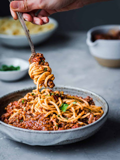 A picture of Lentil Bolognese.