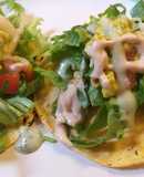 Tacos o Gallos saludables de pollo