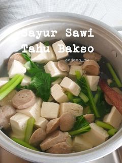 Foto resep Sayur Sawi Tahu Bakso