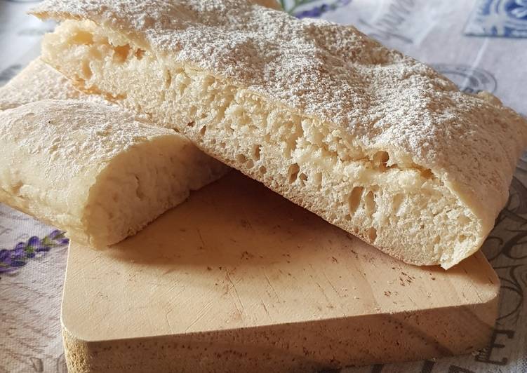 Focaccia dolce Biancaneve