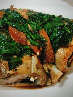 塔香醬燒虱目魚頭 的食譜成品照片