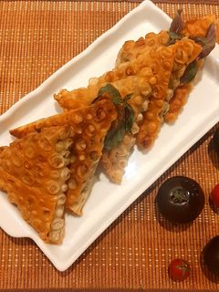 عکسی از دستور سمبوسه اسفناج (لقمه مدرسه)