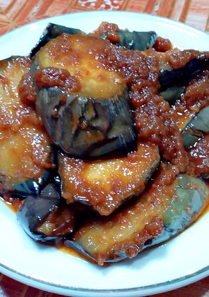 Foto resep Balado terong.