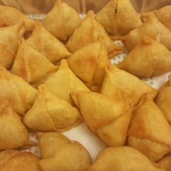 Cauliflower Samosa A picture of Cauliflower Samosa.