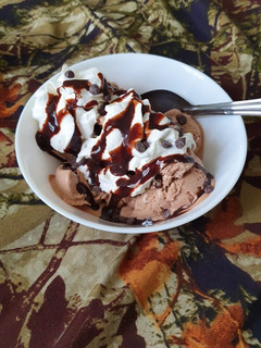 A picture of Homemade Ice cream without additives or preservatives.