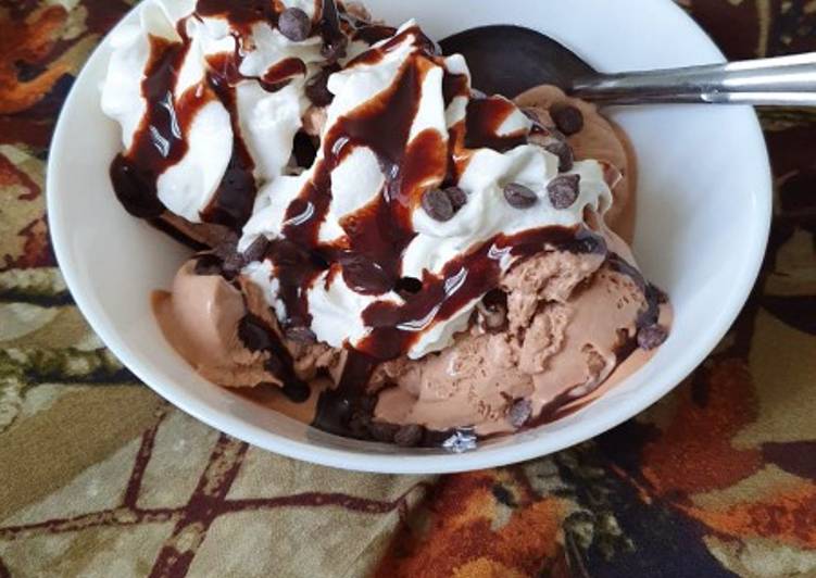 Homemade Ice cream without eggs or preservatives