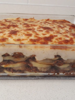 Una foto de Moussaka