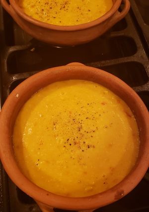 Una foto de Sopa crema de choclo