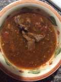 Bistec con salsa