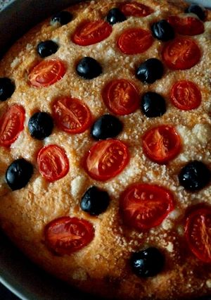 Foto di Torta salata gusto pizza