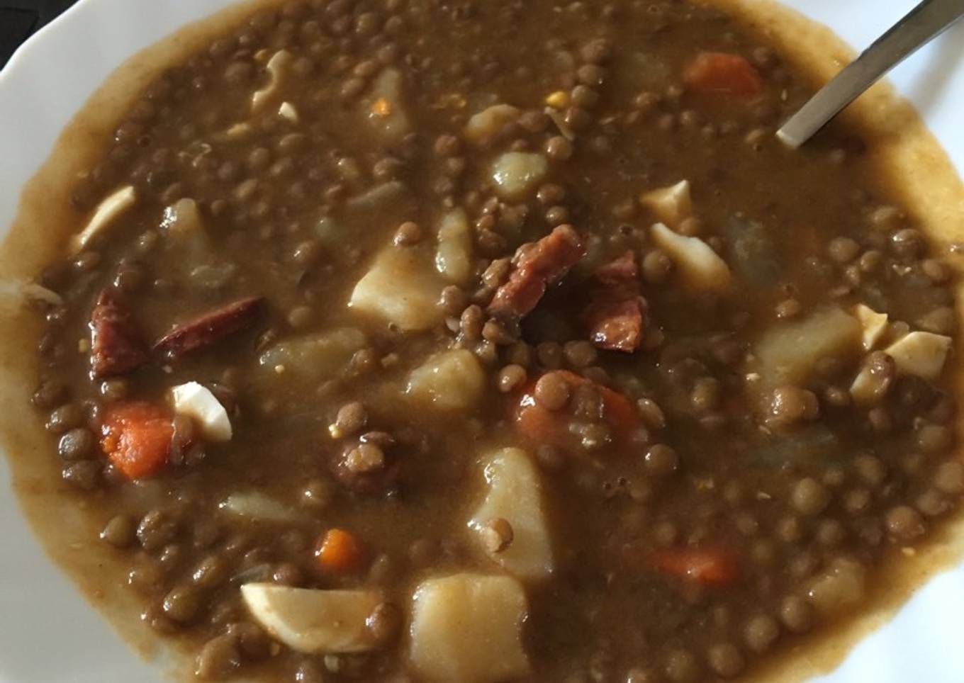 Lentejas con chorizo