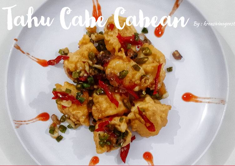 Tahu Cabe-Cabean ala Cafe