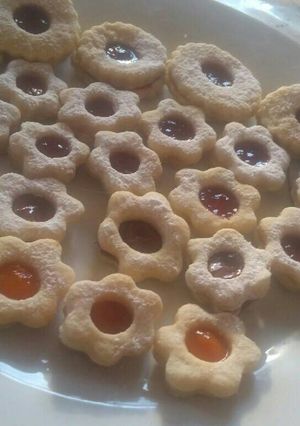 صورة لوصفة بسكويت سابليه بالمربى