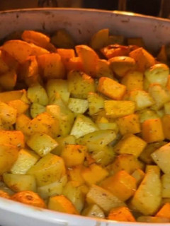 Foto de Assado de Batata e Abóbora