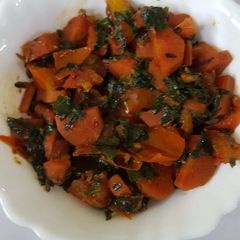 A picture of Methi Gajar.