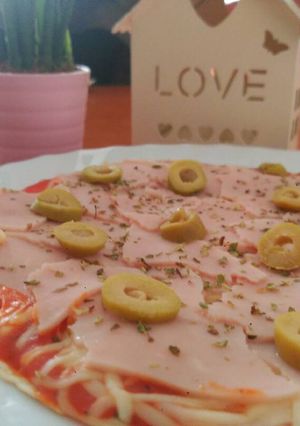 Una foto de Pizza fácil sin horno
