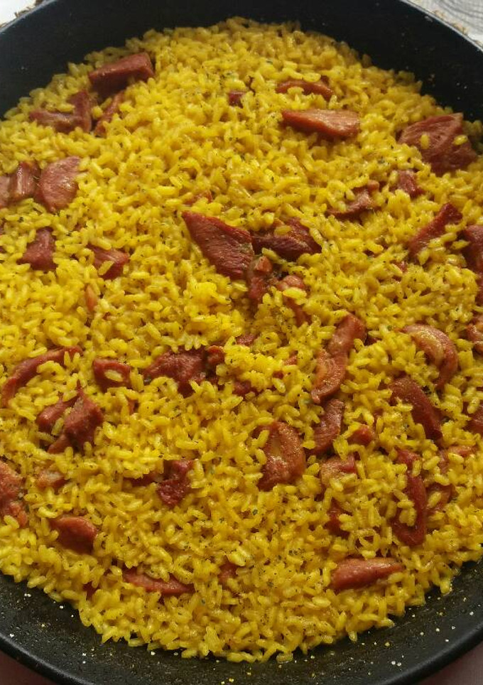Una foto de Arroz con pavo