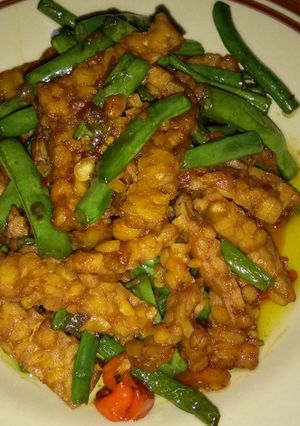 Foto resep Tumis tempe dan buncis
