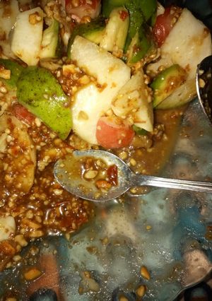 Foto resep Rujak kacang