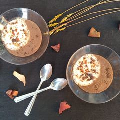 A picture of Vegan spicy chocolate mousse.