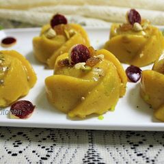 A picture of Apple Suji Halwa.