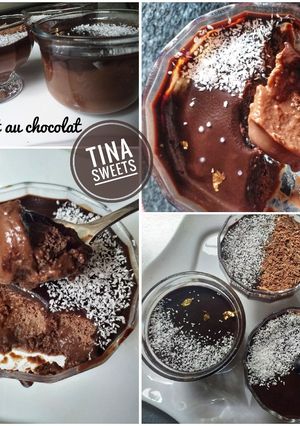 صورة لوصفة تحلية الشوكولاتة الرائعة 🍫 لسهراتكم 🌟Dessert au chocolat