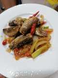 Asparagus sardine 😋