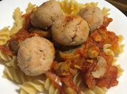Una foto de fusilli lentejas