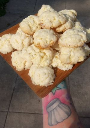 Una foto de Galletas Crinkle de Limón