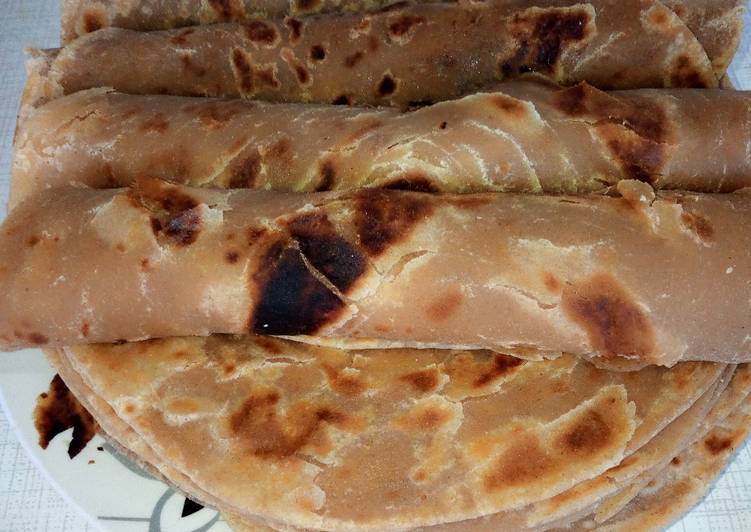 Brown chapatis