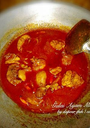 Foto resep Gulai Ayam Merah