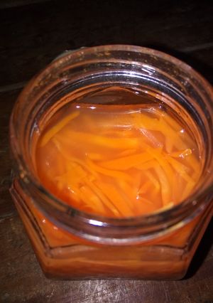 Foto resep 2 ingredient Easy Fermented Pickle / acar / asinan wortel