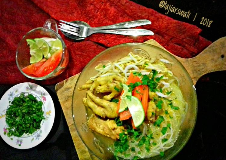 Resep Soto ceker ayam, Enak Banget