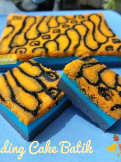 Foto resep Puding Cake Lukis Batik (Pakai Cream Cheese)