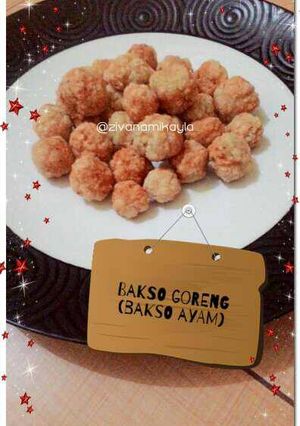 Foto resep Bakso Goreng Simpel, ga pake ribet (Bakso Ayam)
