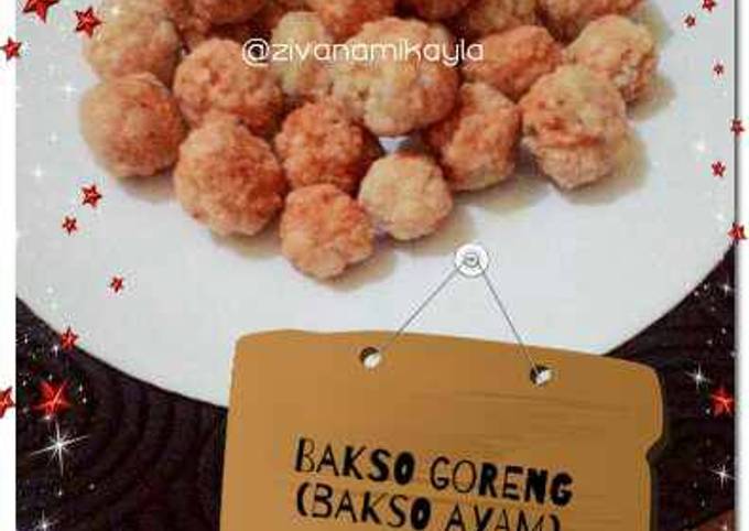 Bakso Goreng Simpel, ga pake ribet (Bakso Ayam)