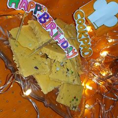 Milk powder barfi A picture of Milk powder barfi.
